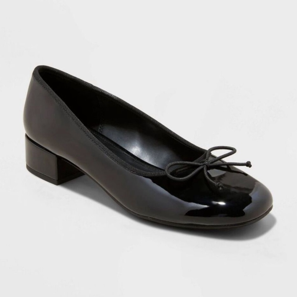 a new day Black Patent Flats
